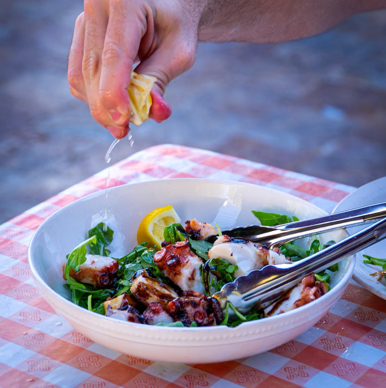 Grilled Octopus Salad.