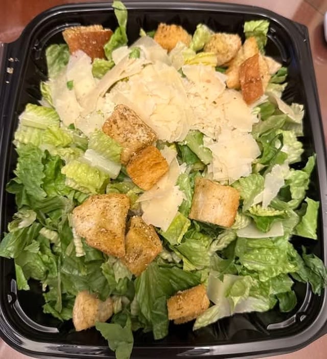 Full Caesar Salad.