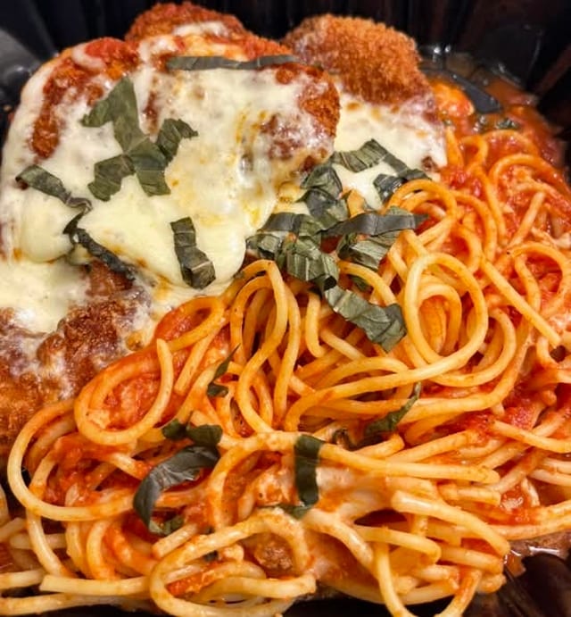 Chicken Parmigiana.